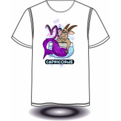 T-shirt avec horoscope capricorne