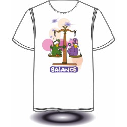 T-shirt avec horoscope balance