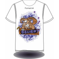 T-shirt avec Horoscope belier