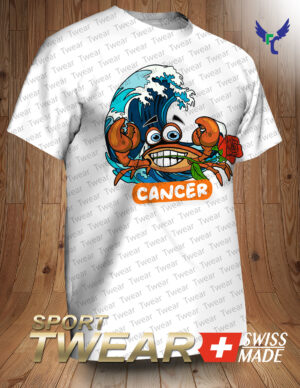 T-shirt avec logo cancer