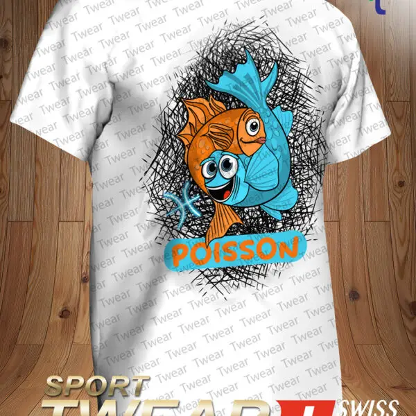 T-shirt avec logo poisson