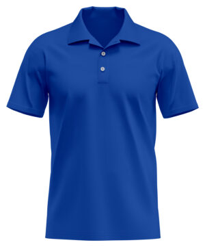 Polo basic bleu