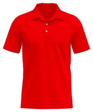 Polo basic rouge