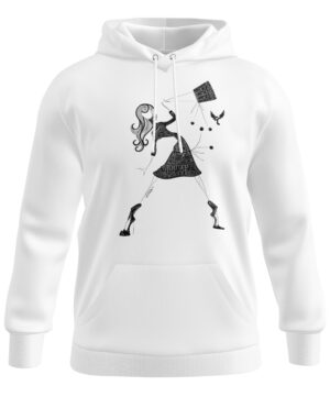 Sweat à capuche femme saturne