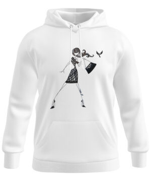 Sweat à capuche femme surprise