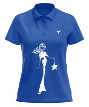 Polo femme 12 bleu