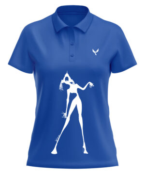 Polo femme 18 bleu