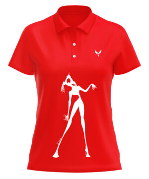 Polo femme 18 rouge