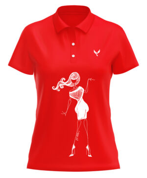 Polo femme 6 rouge