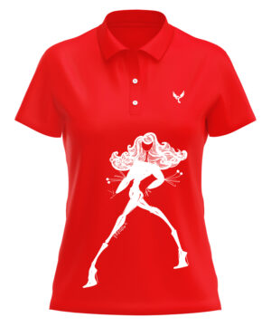 Polo femme 9 rouge