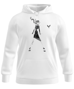 Sweat à capuche femme du jardin