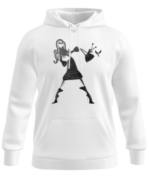 Sweat à capuche femme lune