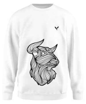 Sweat Taureau col rond unisexe