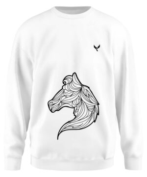 Sweat Cheval col rond unisexe