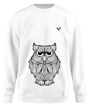Sweat Hibou col rond unisexe