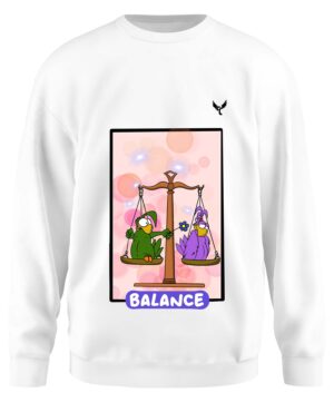 Sweat-shirt unisexe Balance col rond sublimé