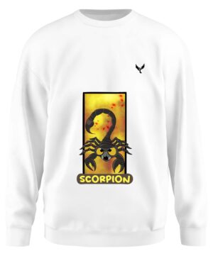 Sweat-shirt unisexe Scorpion col rond sublimé