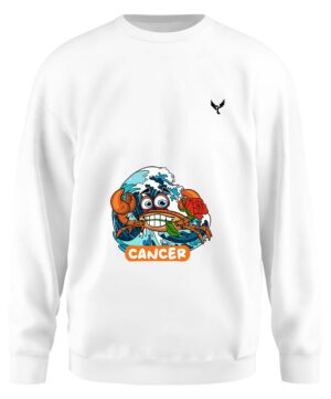 Sweat-shirt unisexe Cancer col rond sublimé