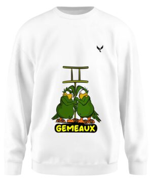Sweat-shirt unisexe Gemeaux col rond sublimé