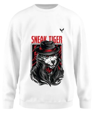 Sweat sneak tiger col rond unisexe