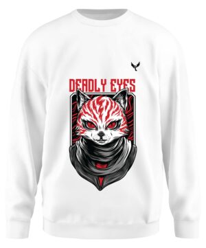 Sweat deadly eyes col rond unisexe