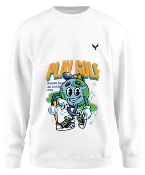 Sweat play golf col rond unisexe