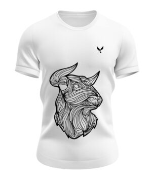 T-shirt Taureau col rond