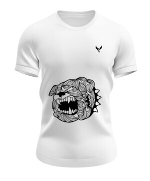 T-shirt Pit Bull col rond
