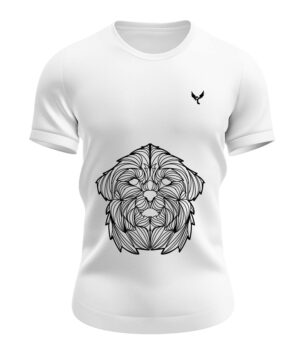 T-shirt Chien col rond