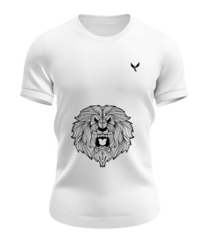 T-shirt Lion col rond