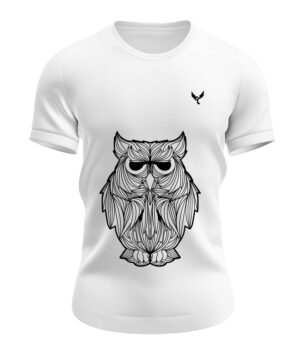 T-shirt Hibou col rond