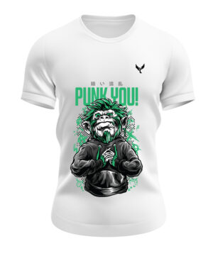 T-shirt homme Punk You col rond - Rock Streetwear imprimé
