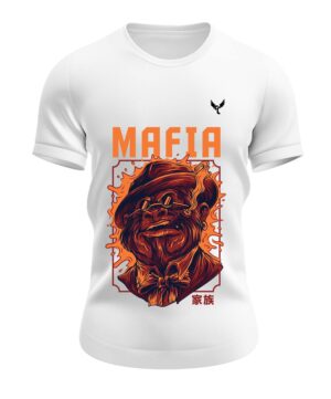T-shirt mafia col rond