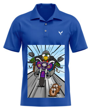 Polo Homme Motard blue