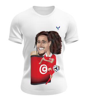 T-shirt Homme Tunisie – Aigle de Carthage Football