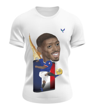 T-shirt Homme France – Champion Bleu Football
