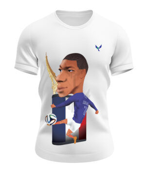 T-shirt Homme France – Coq Bleu Football