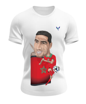 T-shirt Homme Maroc – Lion de l’Atlas Football